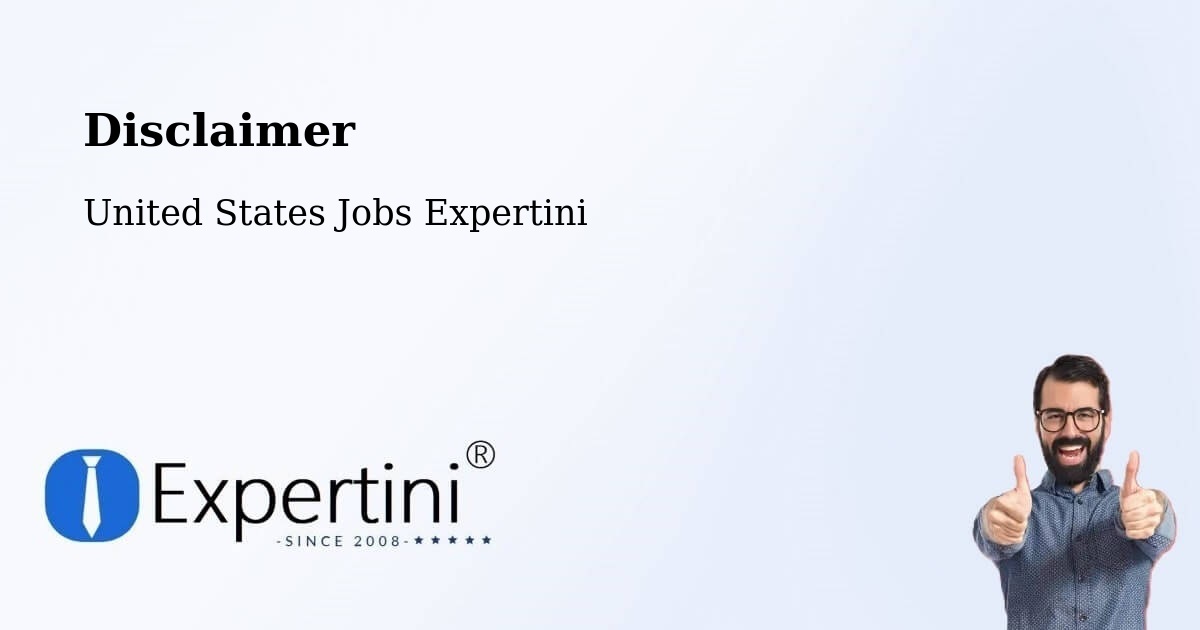 Disclaimer – Irving - United States Jobs Expertini