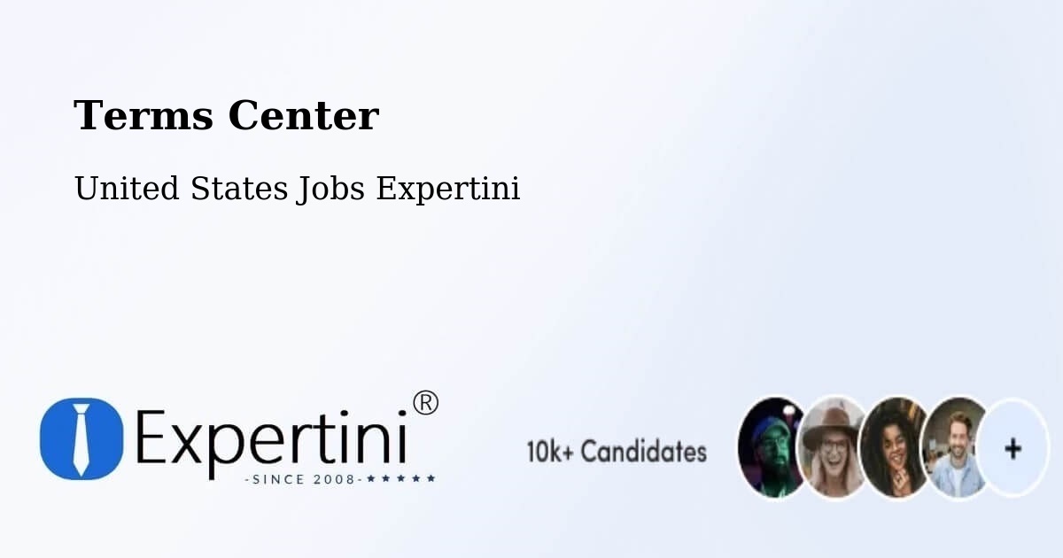 Terms of Service – Irving - United States Jobs Expertini